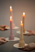 Sculpture Candle Bloom | Violet